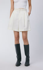 Shorts / JNBY Wool-blend Silk Elastic Waist Shorts(Spring 24)