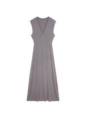 Dress / JNBY V-necked Sleeveless Calf-length Dress£¨Spring 24£©
