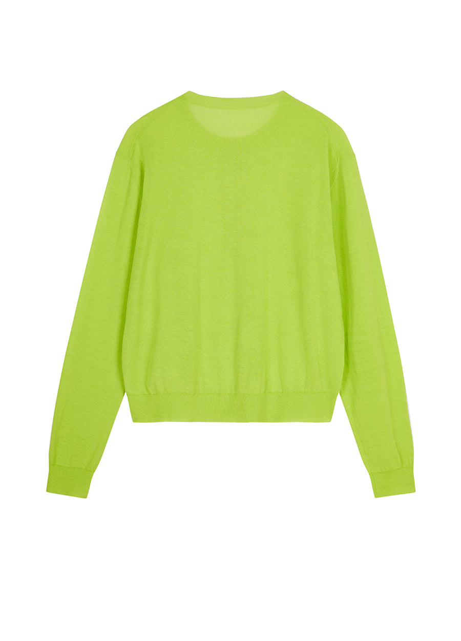 Sweater / JNBY Relaxed Cotton Cropped Cardigan