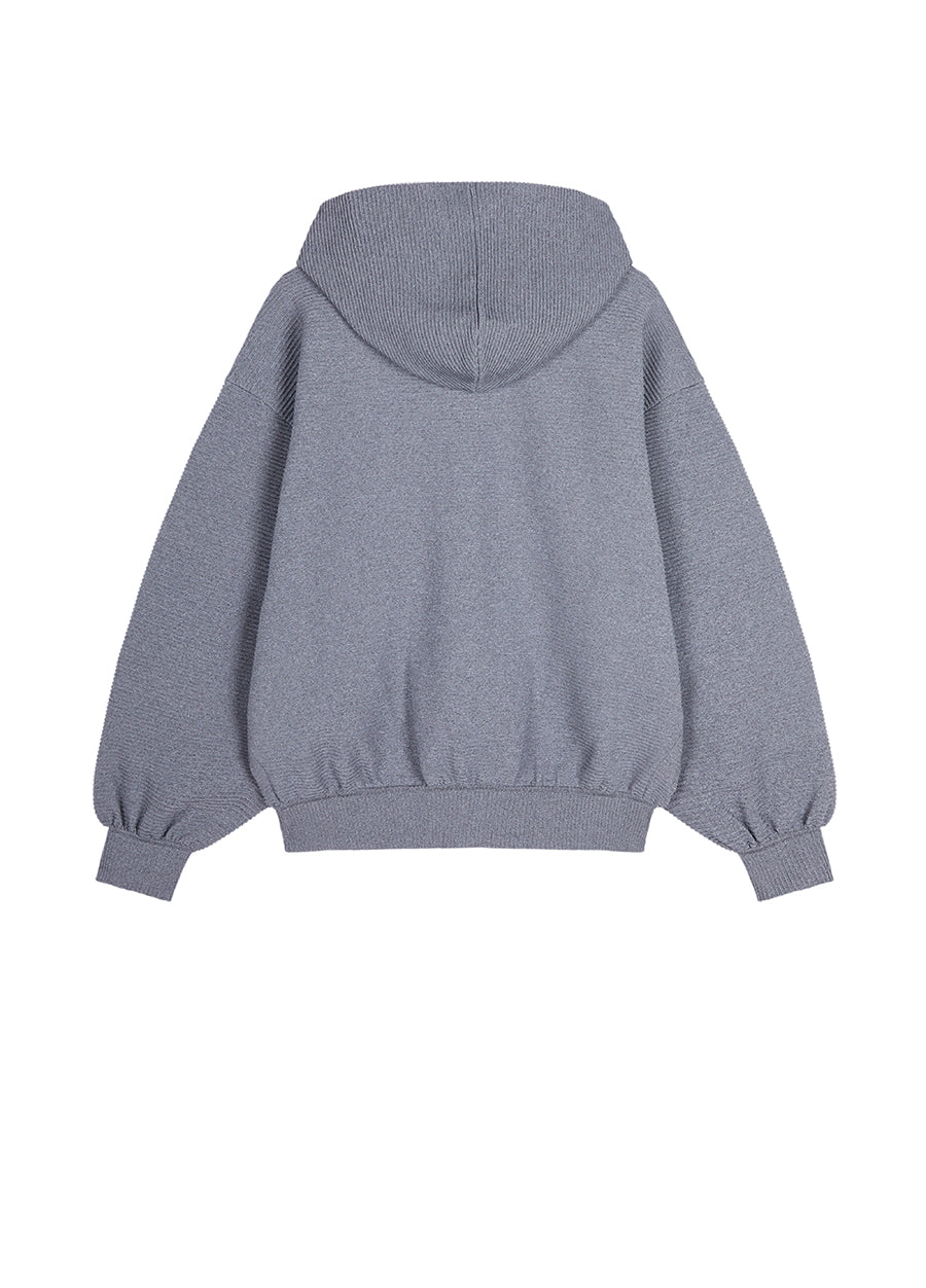 Sweater / JNBY Relaxed Hooded Cardigan
