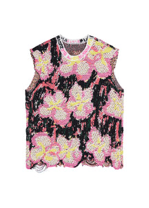 Vest / (ESG) JNBY Relaxed Floral Sweater Vest