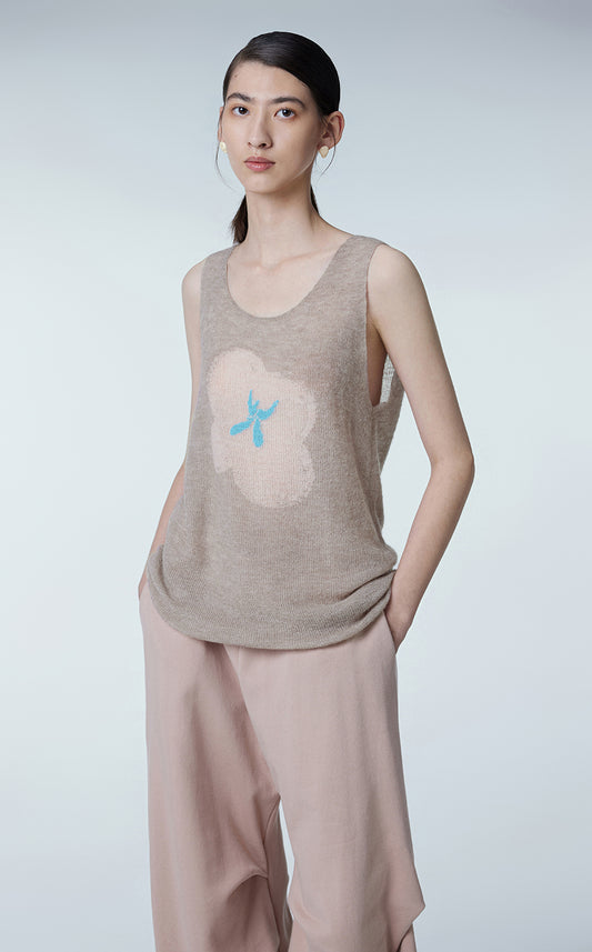 Vest / JNBY Intarsia-knit Sweater Vest