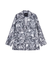Blazer / (ESG) JNBY Miao-Inspired Prints Blazer