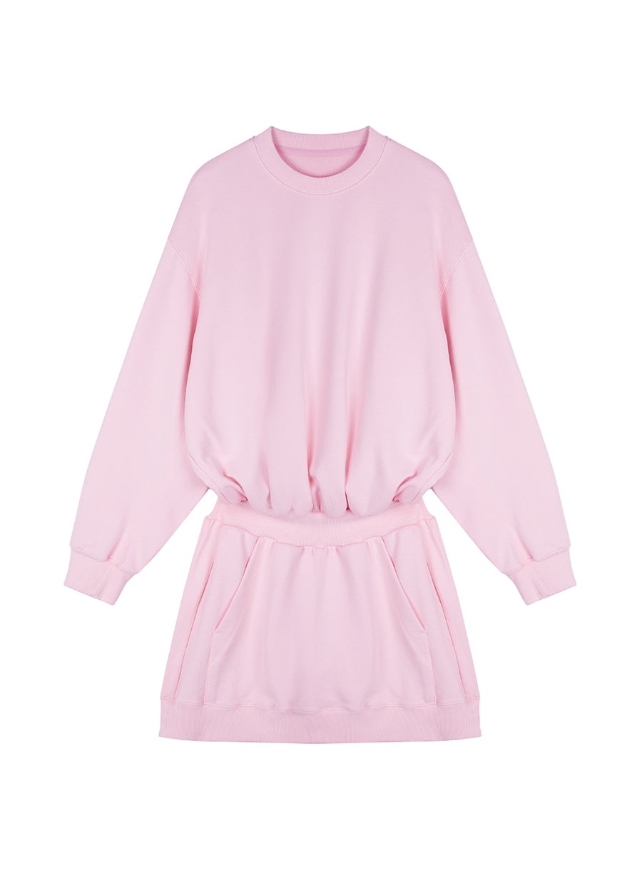 Dress / JNBY Cotton Smocked-waist Dress