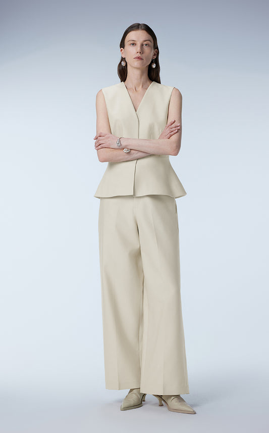 Vest / JNBY Slim-fit Wool-silk Vest