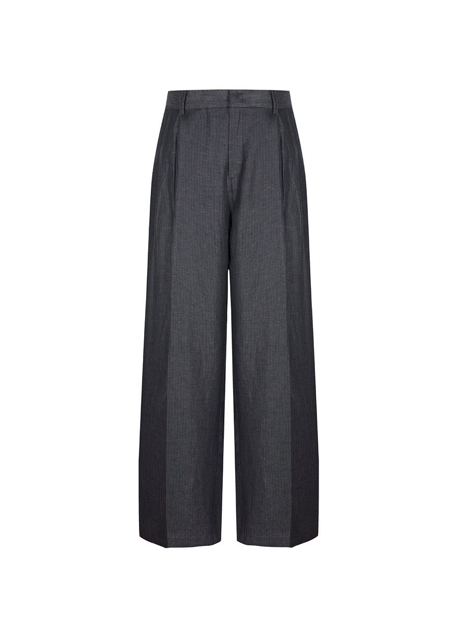 Pants / (ESG) JNBY Relaxed Linen Straight Pants