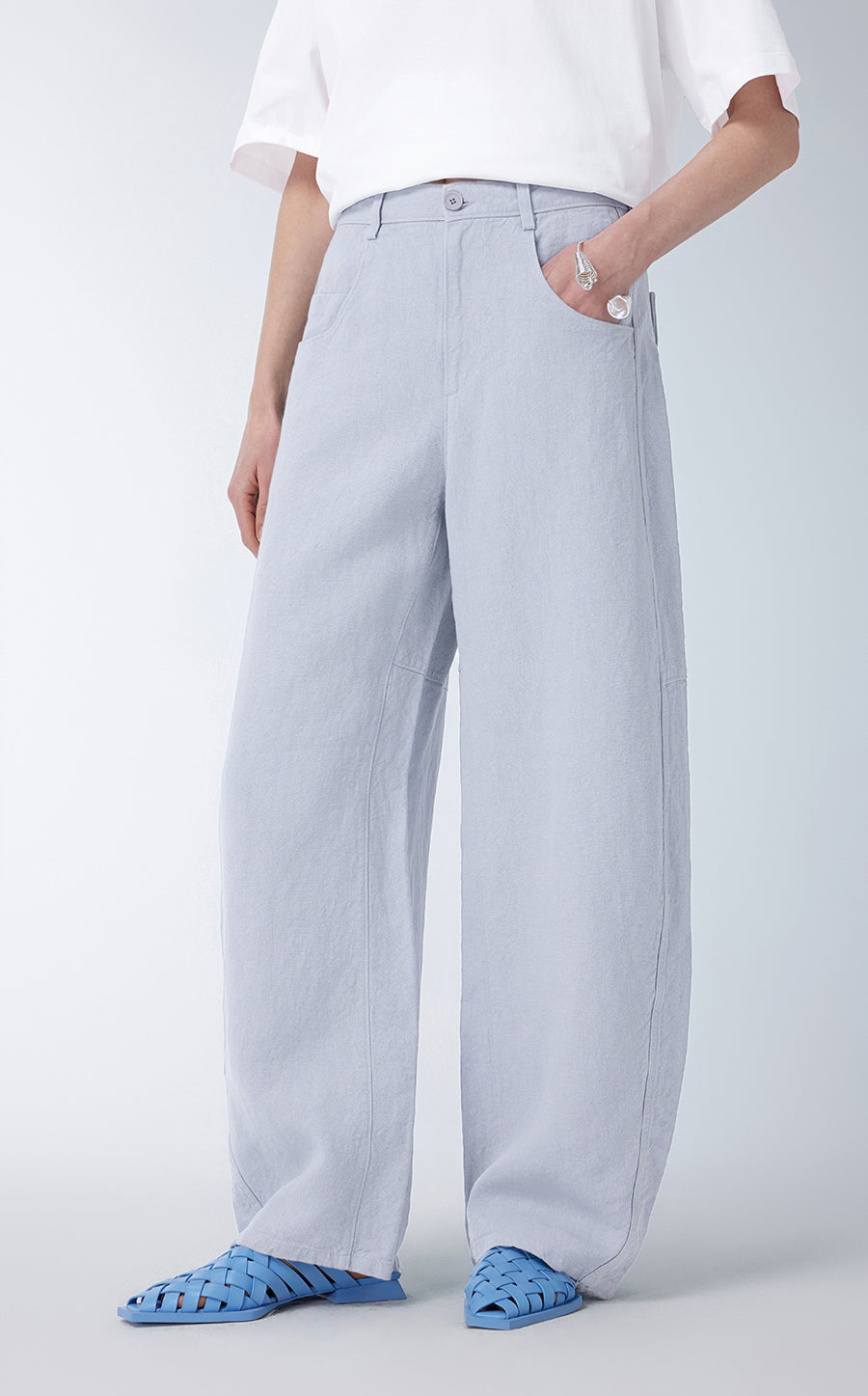 Pants / (ESG) JNBY Relaxed Linen Track Pants