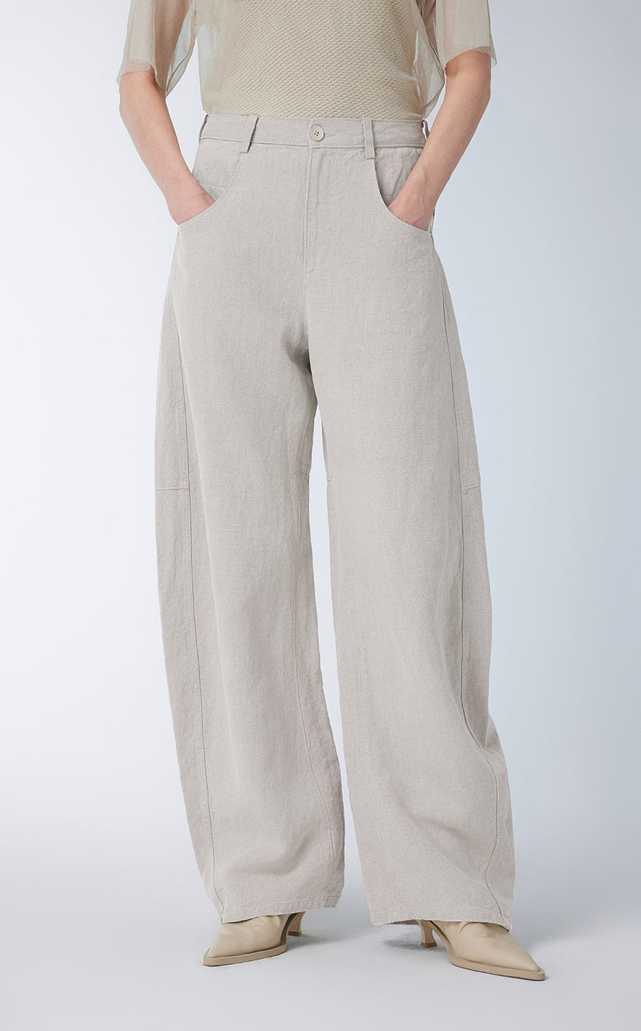 Pants / (ESG) JNBY Relaxed Linen Track Pants