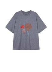 T-shirt / JNBY Miao-inspired Floral Print T-shirt