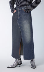 Skirt/JNBY Denim Maxi Skirt