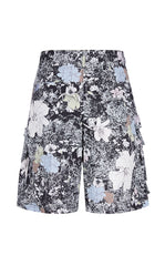 Shorts / JNBY Floral Print Straight Cotton Shorts