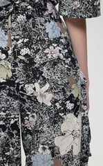 Shorts / JNBY Floral Print Straight Cotton Shorts