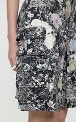 Shorts / JNBY Floral Print Straight Cotton Shorts