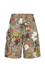 Shorts / JNBY Floral Print Straight Cotton Shorts