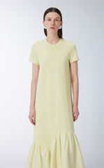 Dress / JNBY Short-sleeve Spliced Cotton Dress