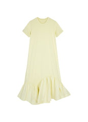 Dress / JNBY Short-sleeve Spliced Cotton Dress