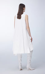 Dress / JNBY 3D-floral Asymmetric Sleeveless Dress