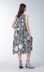 Dress / JNBY Floral Prints Sleeveless A-line Dress