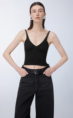 Vest/JNBY V-necked Slim Fit Knit Vest