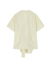 Blouse/JNBY V-neck Loose-fitting Short-sleeved Blouse