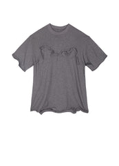 T-shirt /JNBY Drawstring Aluminum Wire Cotton T-shirt