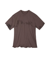 T-shirt /JNBY Drawstring Aluminum Wire Cotton T-shirt