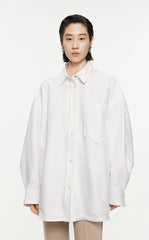 Shirt/JNBY Drawstring Aluminum Wire Long-sleeved Shirt