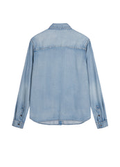 Shirt/JNBY Denim Loose Fitting Long-sleeved Shirt