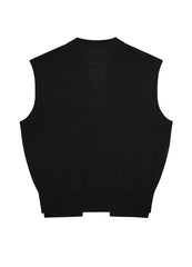 Vest/JNBY Collarless Thin Knit Vest
