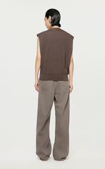 Vest/JNBY Collarless Thin Knit Vest