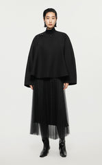 Jacket / JNBY Oversized Woven Wool-Silk Jacket