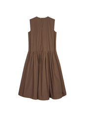 Dresses/JNBY A-line Mid Slit Sleeveless Dresses