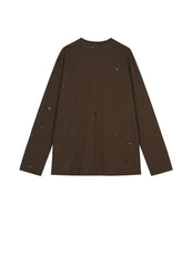 T-Shirt/JNBY Embroidered Micro Elastic Long-Sleeve T-shirt