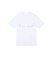 T-Shirt/JNBY Micro Elastic Loose Fitting Nail Bead Short-sleeved T-shirt