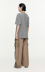 T-Shirt/JNBY Micro Elastic Loose Fitting Short-sleeved T-shirt