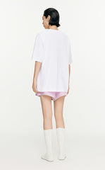 T-Shirt/JNBY Micro Elastic Loose Fitting Short-sleeved T-shirt