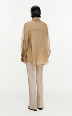 Shirt/JNBY Organza Long-sleeved Shirt