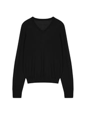 Sweater/JNBY V-neck Long-sleeved Pullover Knitted Sweater