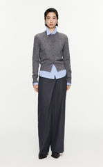 Sweater/JNBY Slim fit Retro Short Knitted Sweater