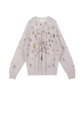 Sweater/JNBY Printed Long-sleeved Pullover Sweater