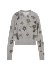 Sweater/JNBY Printed Short Cardigan Sweater