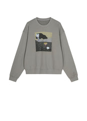 Sweatshirt / JNBY Loose Fitting Micro Elastic sweatshirt