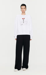 Sweatshirt / JNBY Loose Fitting Micro Elastic sweatshirt