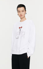 Sweatshirt / JNBY Loose Fitting Micro Elastic sweatshirt