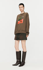 Sweatshirt / JNBY Loose Fitting Micro Elastic sweatshirt