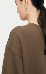 Sweatshirt / JNBY Loose Fitting Micro Elastic sweatshirt