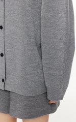 Sweater / JNBY Relaxed Wool H-shape Cardigan
