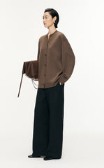 Sweater / JNBY Relaxed Wool H-shape Cardigan