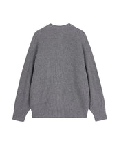 Sweater / JNBY Wool-blend Collarless Cardigan