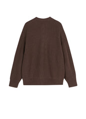 Sweater / JNBY Wool-blend Collarless Cardigan